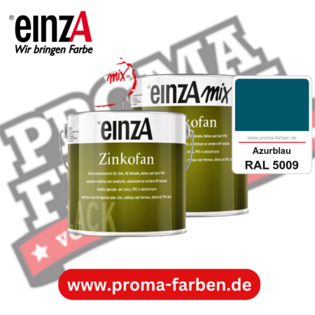 einzA Zinkofan kaufen bei Proma Farben RAL 5009 Azurblau