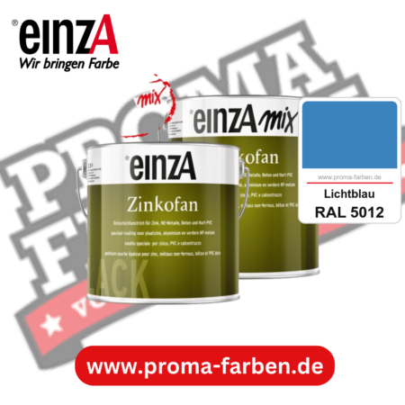 einzA Zinkofan kaufen bei Proma Farben RAL 5012 Lichtblau
