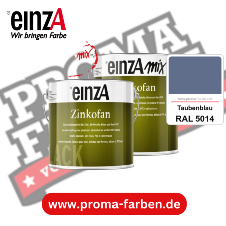 einzA Zinkofan kaufen bei Proma Farben RAL 5014 Taubenblau