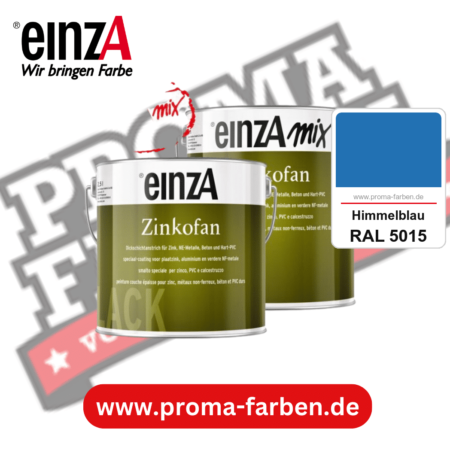 einzA Zinkofan kaufen bei Proma Farben RAL 5015 Himmelblau
