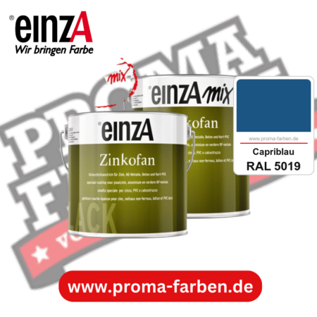 einzA Zinkofan kaufen bei Proma Farben RAL 5019 Capriblau