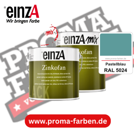 einzA Zinkofan kaufen bei Proma Farben RAL 5024 Pastellblau