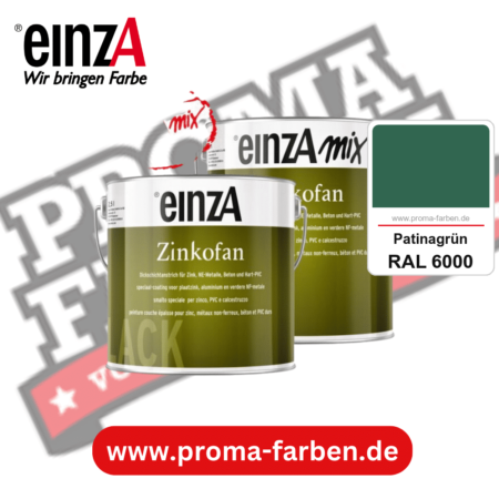 einzA Zinkofan kaufen bei Proma Farben RAL 6000 Patinagrün