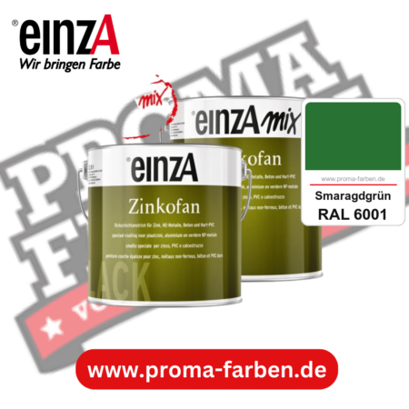 einzA Zinkofan kaufen bei Proma Farben RAL 6001 Smaragdgrün