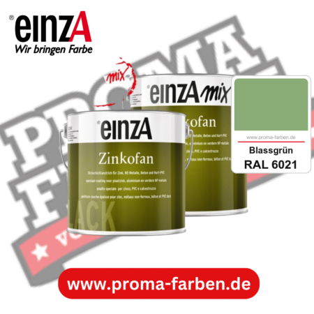 einzA Zinkofan kaufen bei Proma Farben RAL 6021 Blassgrün