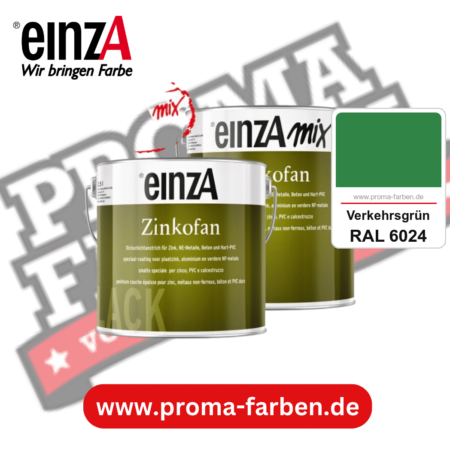 einzA Zinkofan kaufen bei Proma Farben RAL 6024 Verkehrsgrün