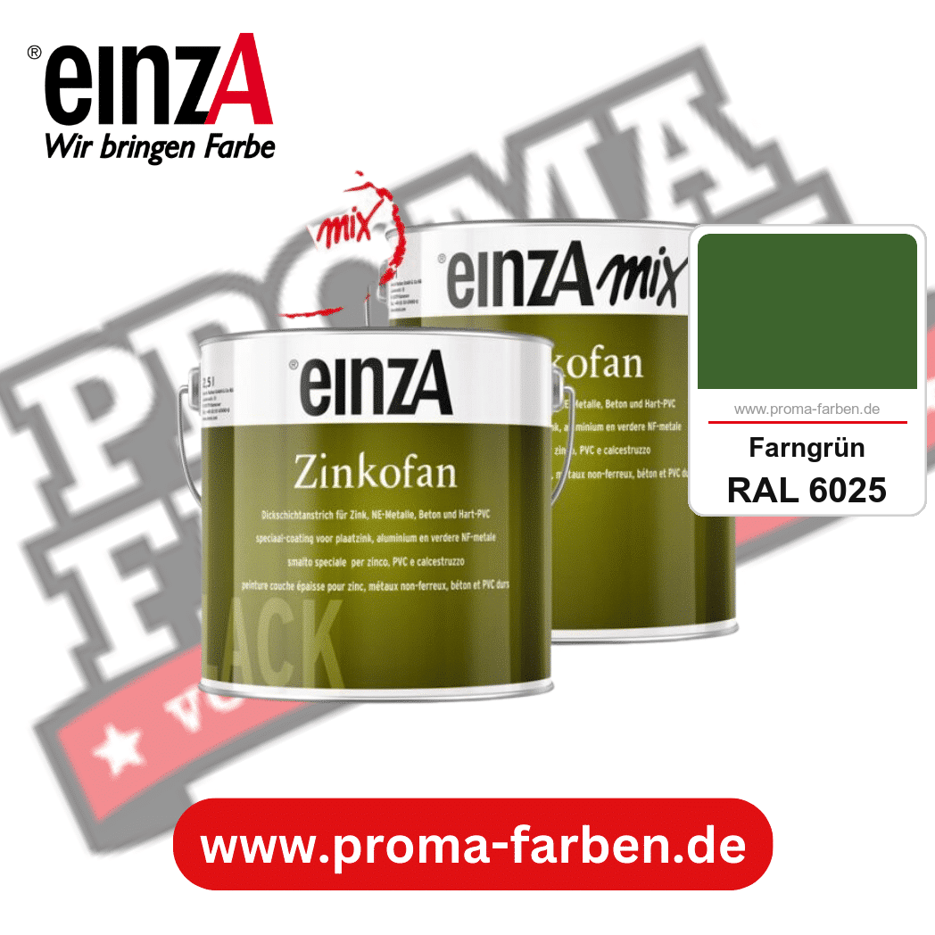 einzA Zinkofan kaufen bei Proma Farben RAL 6025 Farngrün