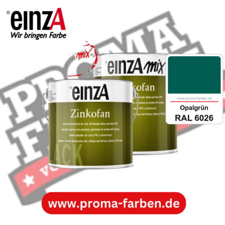 einzA Zinkofan kaufen bei Proma Farben RAL 6026 Opalgrün