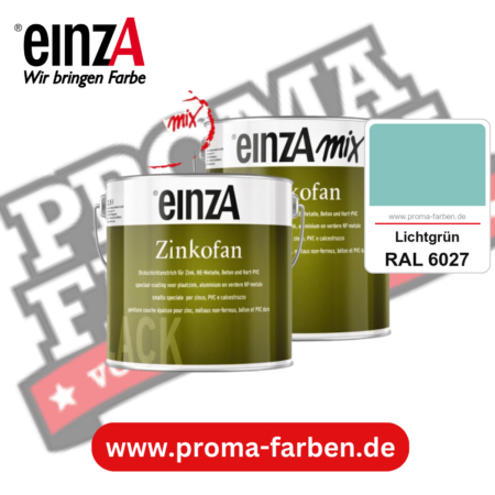 einzA Zinkofan kaufen bei Proma Farben RAL 6027 Lichtgrün