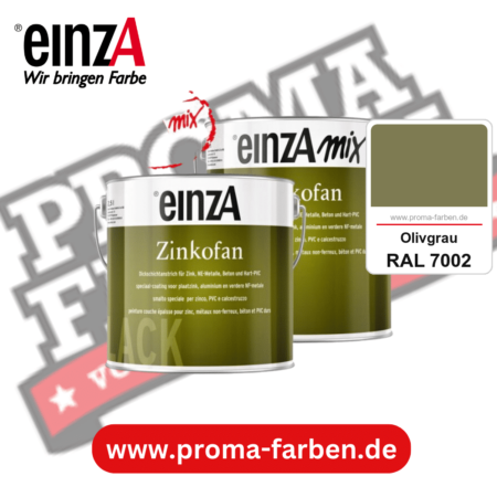 einzA Zinkofan kaufen bei Proma Farben RAL 7002 Olivgrau