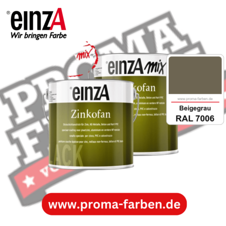 einzA Zinkofan kaufen bei Proma Farben RAL 7006 Beigegrau