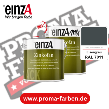einzA Zinkofan kaufen bei Proma Farben RAL 7011 Eisengrau