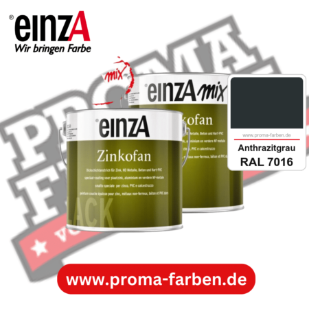 einzA Zinkofan kaufen bei Proma Farben RAL 7016 Anthrazitgrau