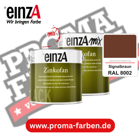 einzA Zinkofan kaufen bei Proma Farben RAL 8002 Signalbraun