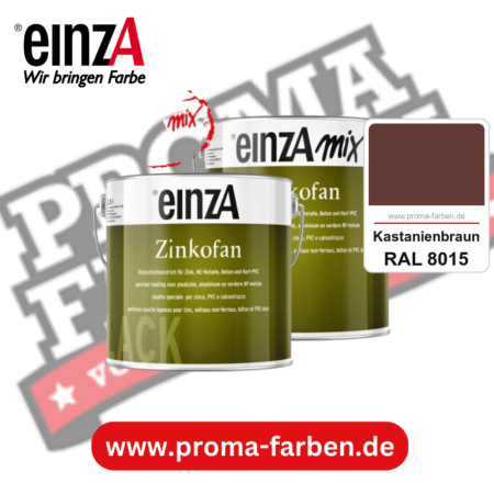 einzA Zinkofan kaufen bei Proma Farben RAL 8015 Kastanienbraun