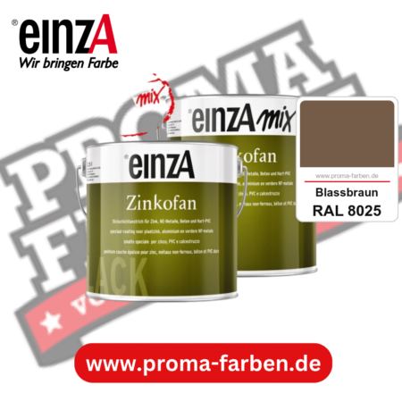 einzA Zinkofan kaufen bei Proma Farben RAL 8025 Blassbraun