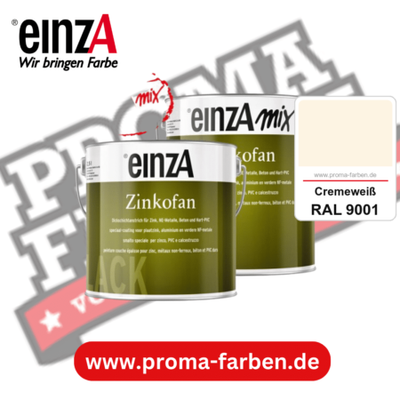 einzA Zinkofan kaufen bei Proma Farben RAL 9001 Cremeweiß