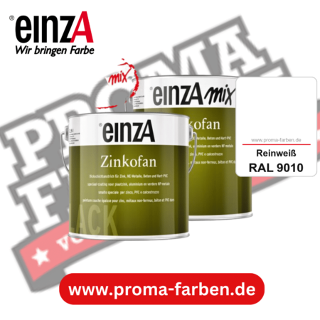 einzA Zinkofan kaufen bei Proma Farben RAL 9010 Reinweiß