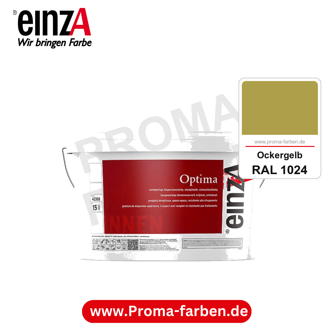 einzA Optima kaufen bei Proma Farben RAL 1024 Ockergelb