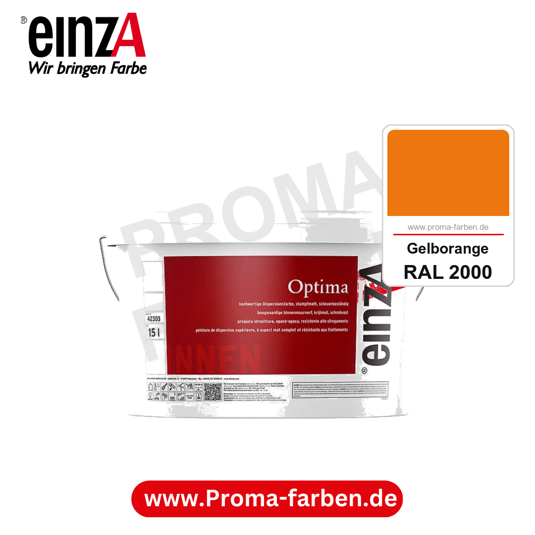 einzA Optima kaufen bei Proma Farben RAL 2000 Gelborange