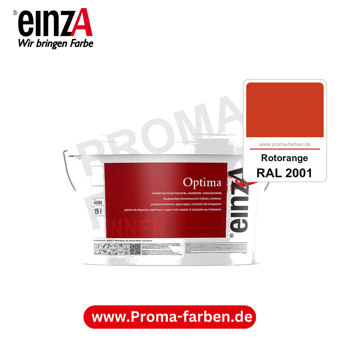 einzA Optima kaufen bei Proma Farben RAL 2001 Rotorange