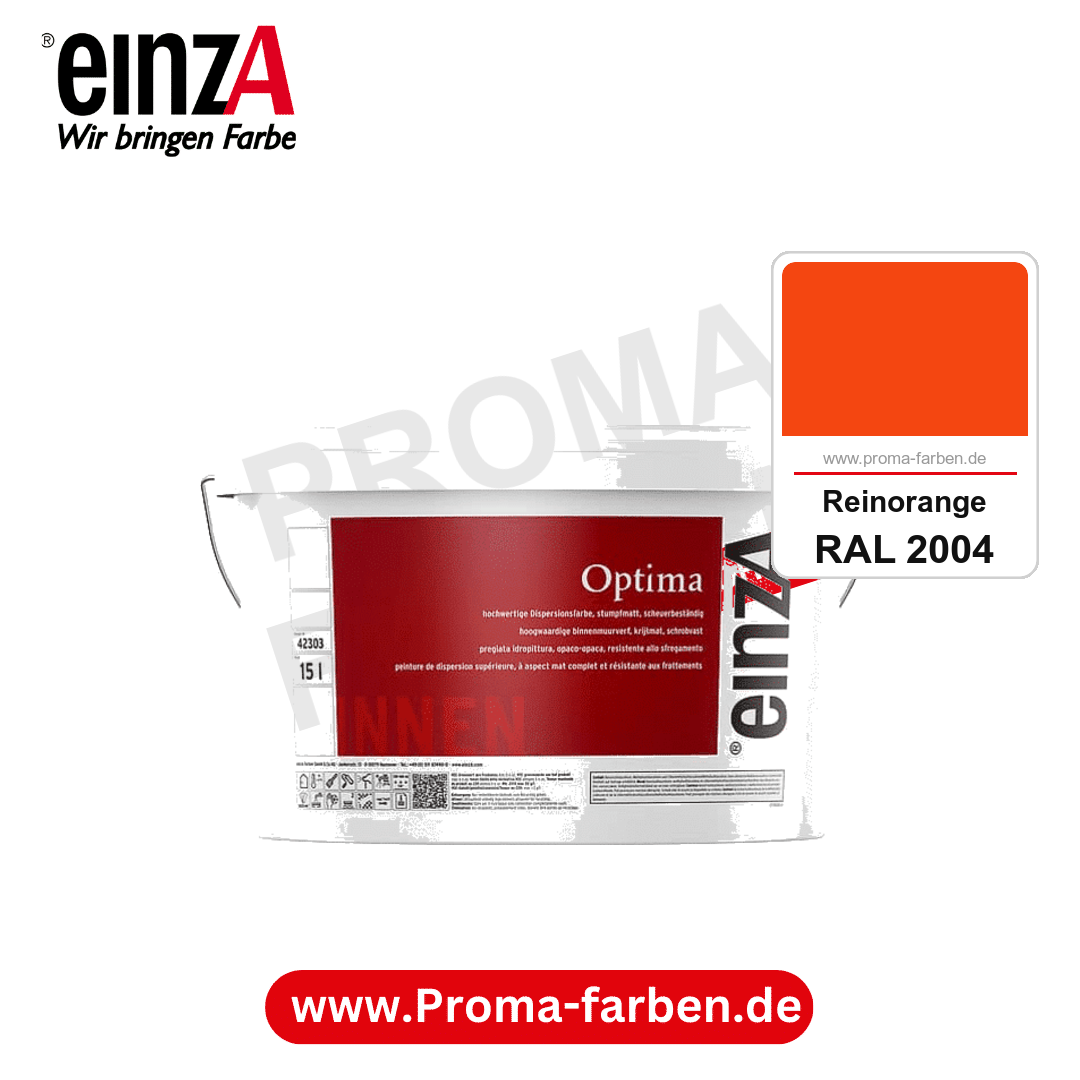 einzA Optima kaufen bei Proma Farben RAL 2004 Reinorange