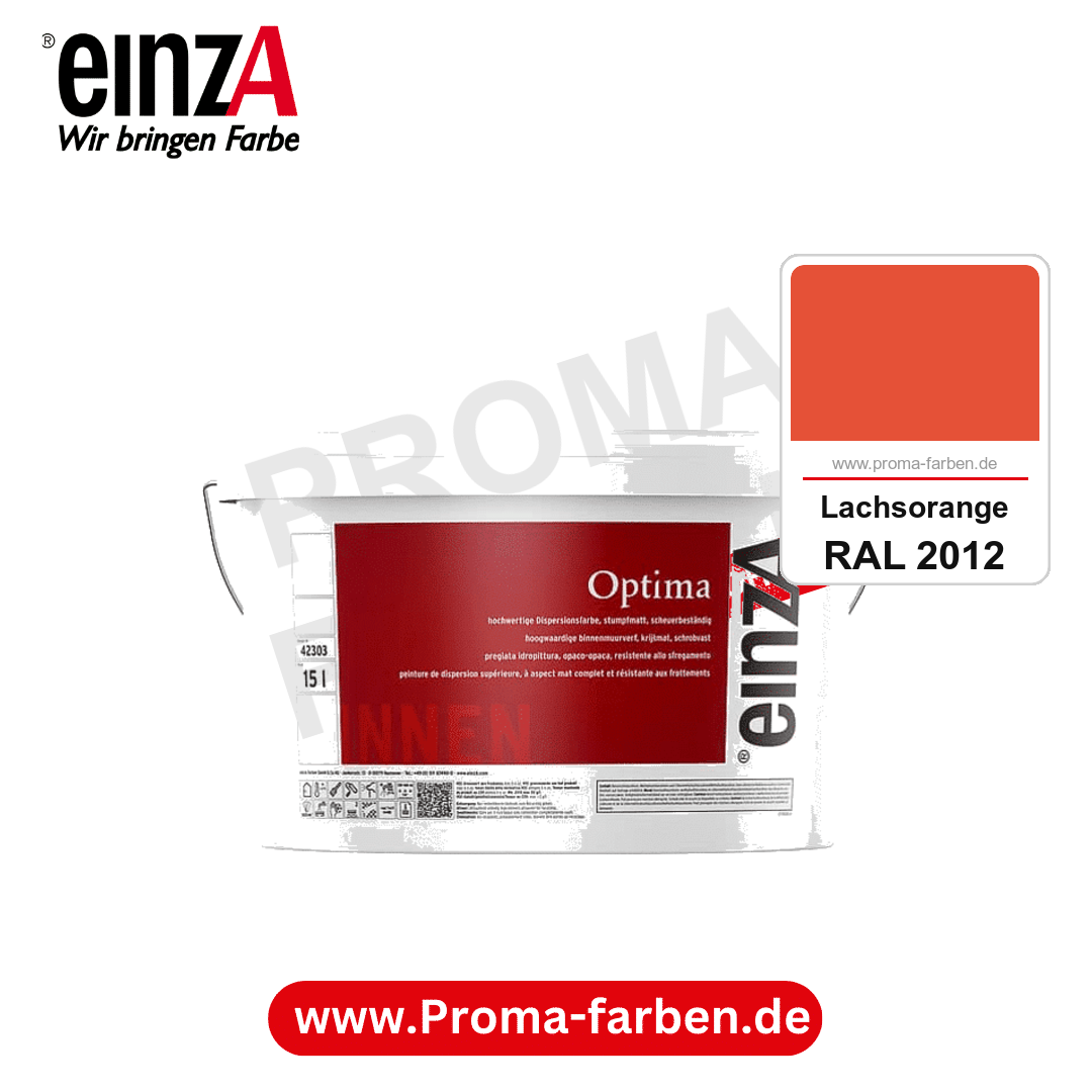 einzA Optima kaufen bei Proma Farben RAL 2012 Lachsorange