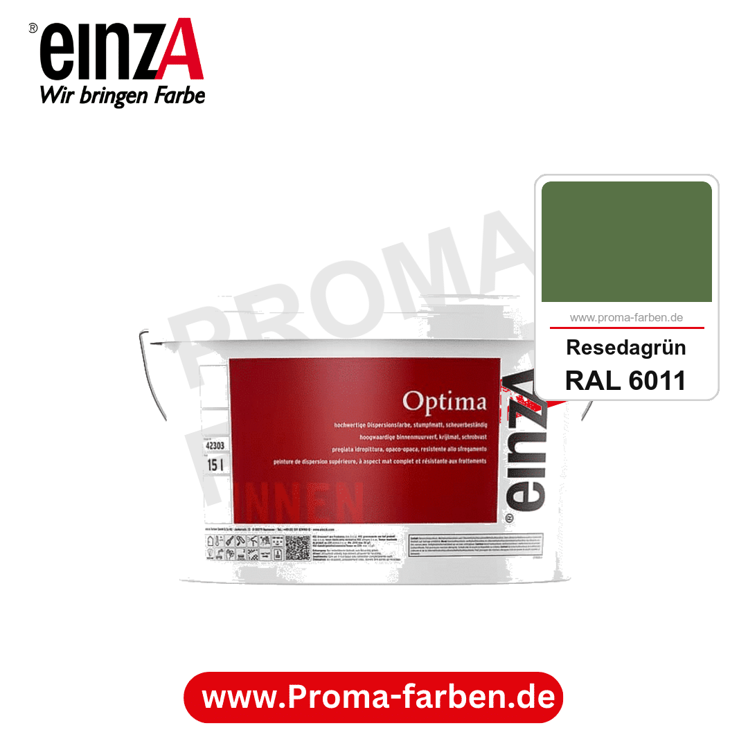 einzA Optima kaufen bei Proma Farben RAL 6011 Resedagrün