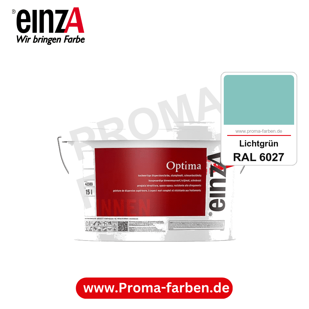 einzA Optima kaufen bei Proma Farben RAL 6027 Lichtgrün