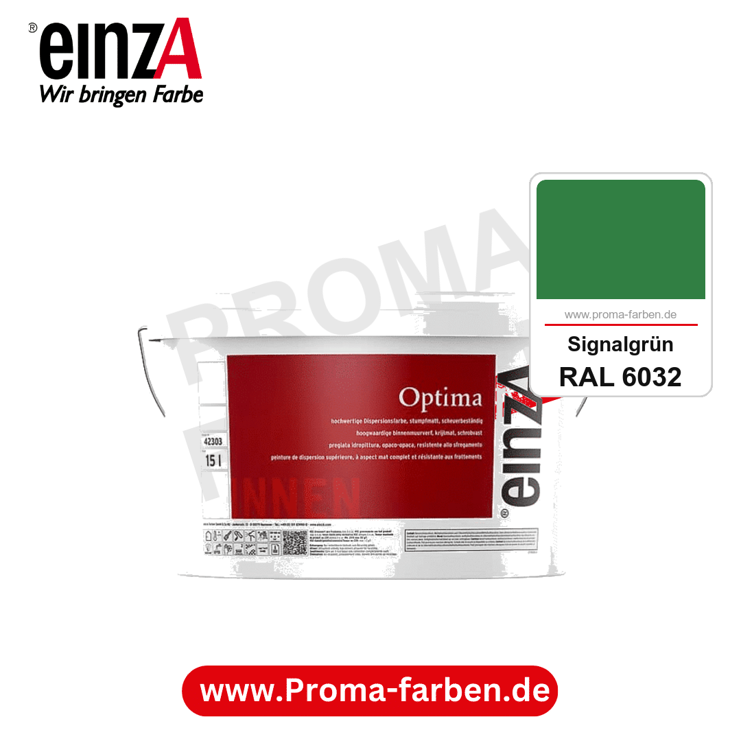 einzA Optima kaufen bei Proma Farben RAL 6032 Signalgrün