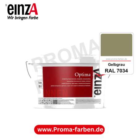 einzA Optima kaufen bei Proma Farben RAL 7034 Gelbgrau