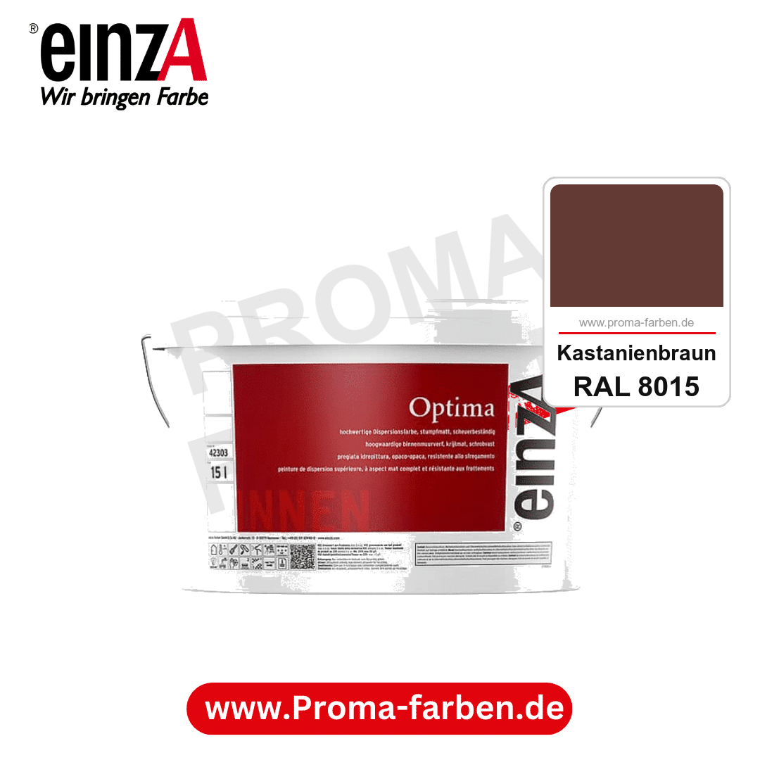 einzA Optima kaufen bei Proma Farben RAL 8015 Kastanienbraun