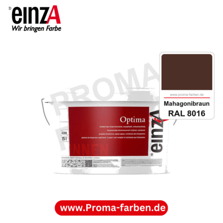 einzA Optima kaufen bei Proma Farben RAL 8016 Mahagonibraun