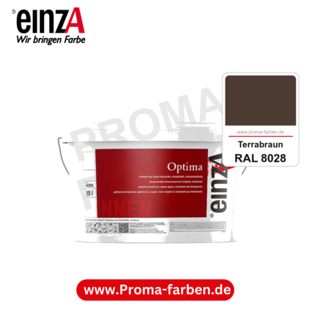 einzA Optima kaufen bei Proma Farben RAL 8028 Terrabraun