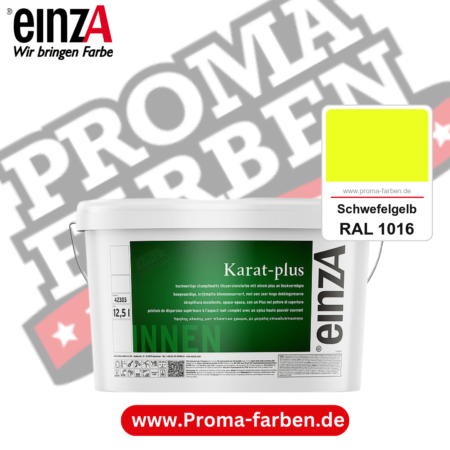 einzA Karat-plus kaufen bei Proma Farben RAL 1016 Schwefelgelb