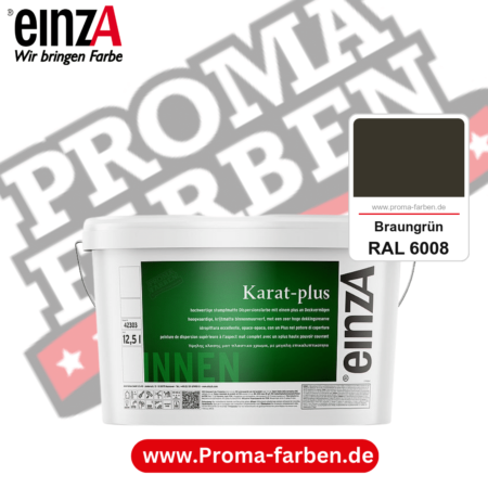 einzA Karat-plus kaufen bei Proma Farben RAL 6008 Braungrün
