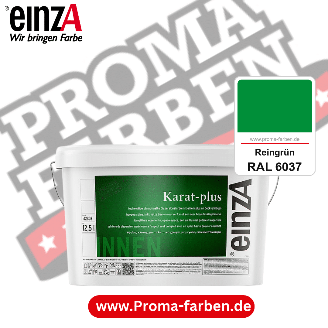 einzA Karat-plus kaufen bei Proma Farben RAL 6037 Reingrün