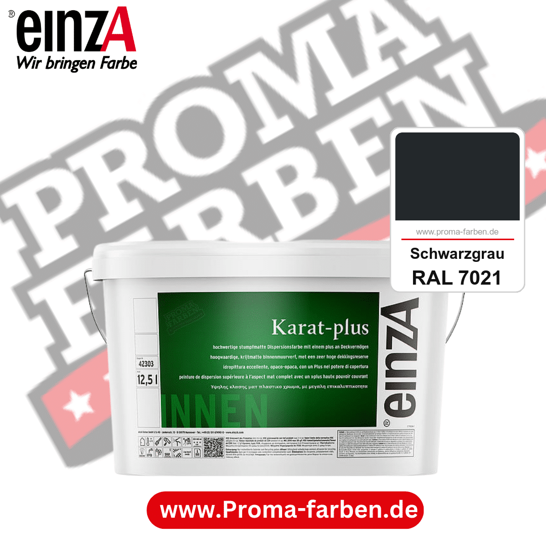 einzA Karat-plus kaufen bei Proma Farben RAL 7021 Schwarzgrau