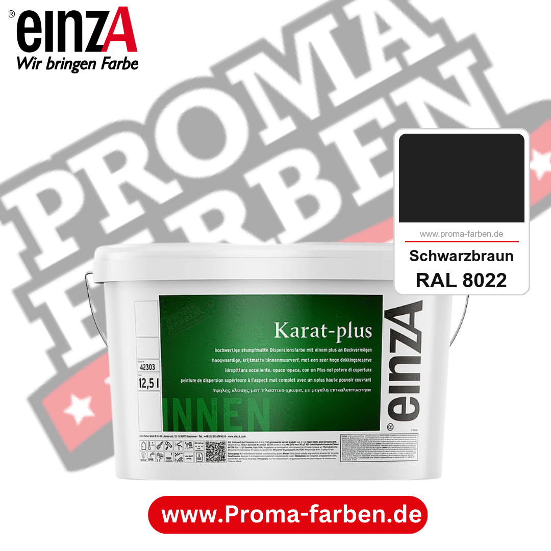 einzA Karat-plus kaufen bei Proma Farben RAL 8022 Schwarzbraun