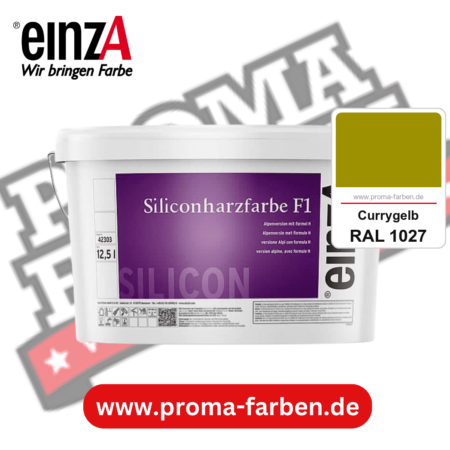 einzA Siliconharzfarbe F1 kaufen bei Proma Farben RAL 1027 Currygelb