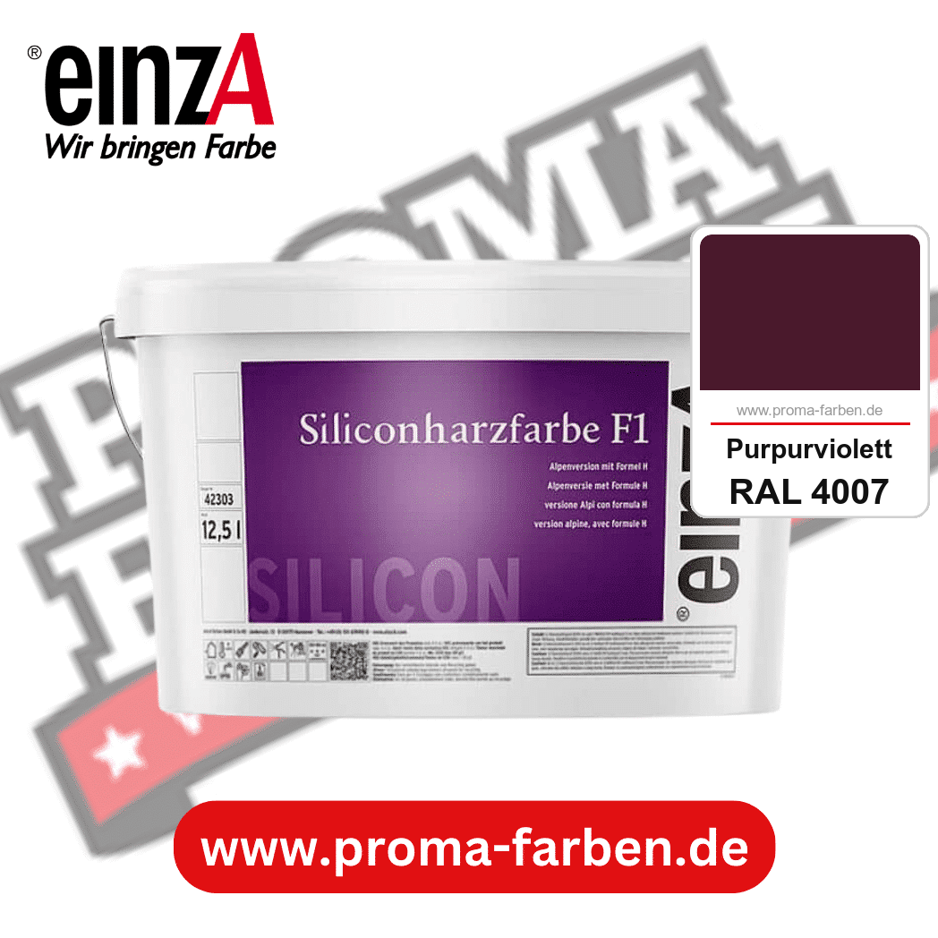 einzA Siliconharzfarbe F1 kaufen bei Proma Farben RAL 4007 Purpurviolett