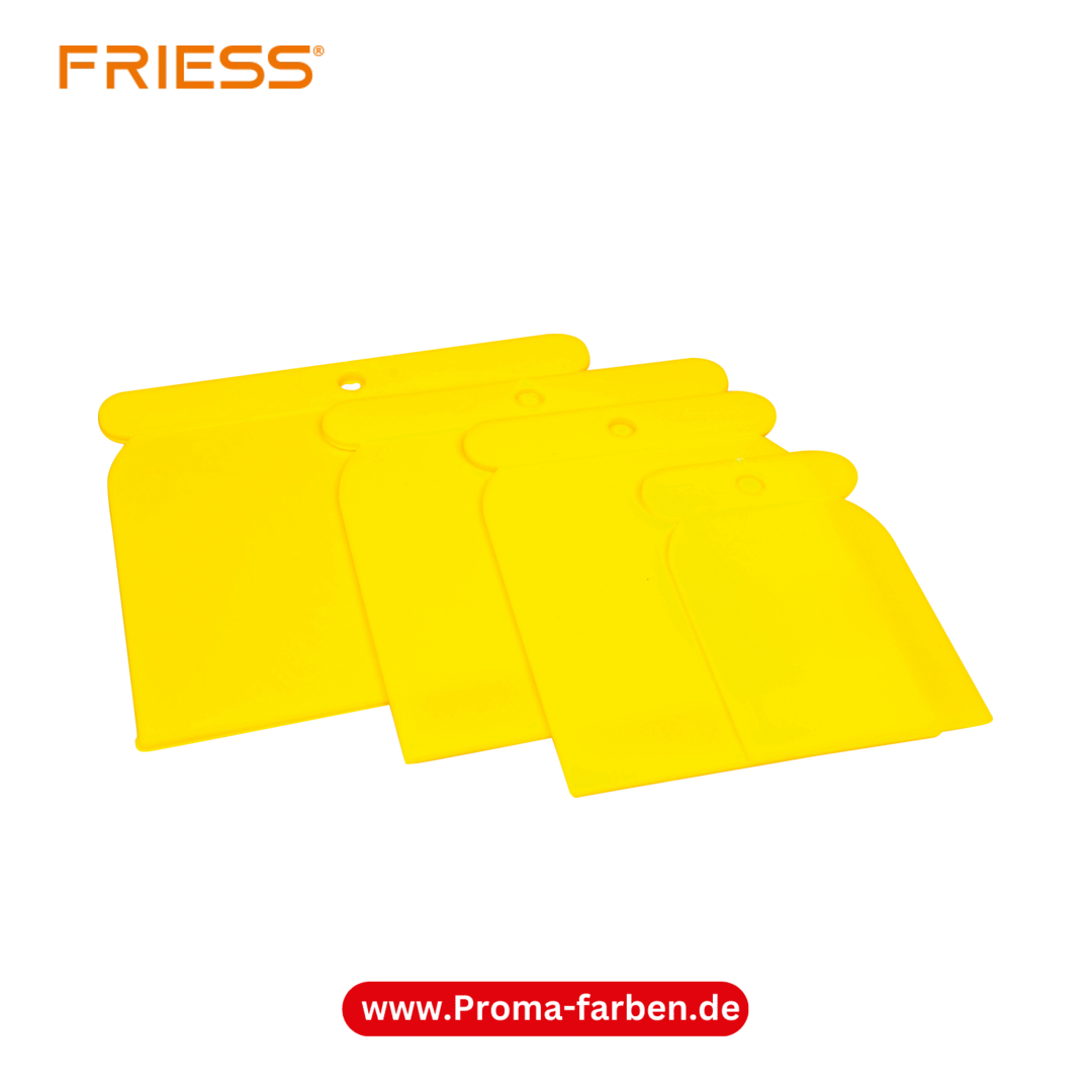 Friess Techno Japanspachtel-Satz 4-teilig, Kunststoff kaufen bei Proma Farben