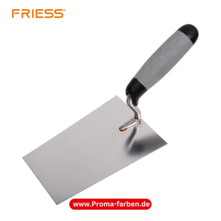 Friess Techno Stukkateurkelle 180 mm, rostfrei, mit 2K-Griff kaufen bei Proma Farben