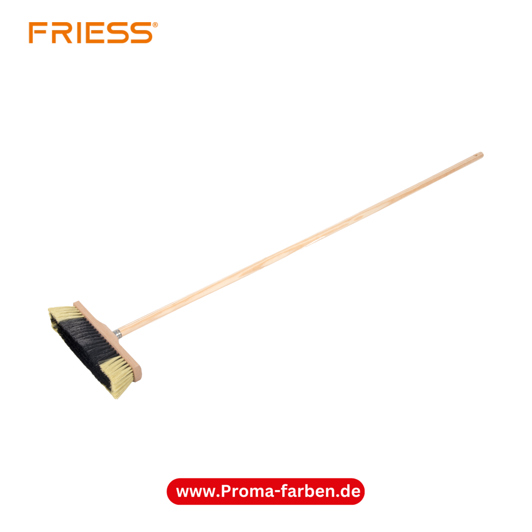 Friess Techno Zimmerbesen 28 cm, mit Holzstiel (140 cm) kaufen bei Proma Farben