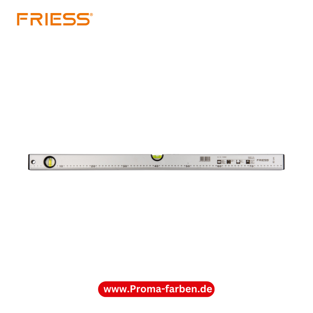 Friess Techno Wasserwaage Aluminium 80 cm kaufen bei Proma Farben