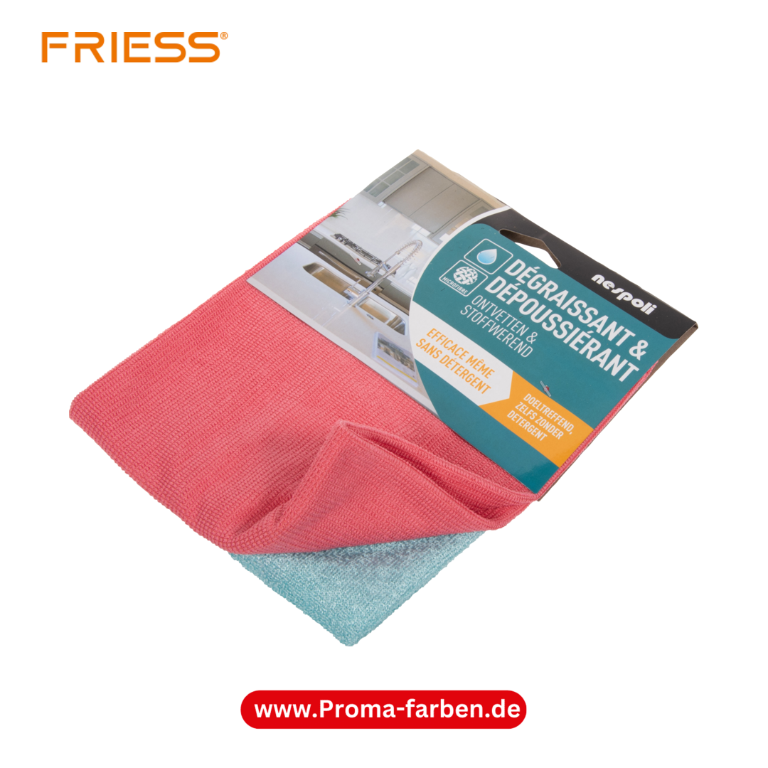 Friess Techno Microfasertücher 40 x 40 cm, 2 Stück kaufen bei Proma Farben