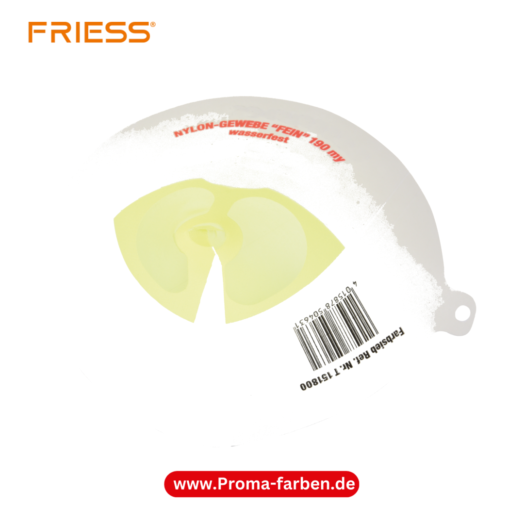 Friess Techno Einwegsieb 190 my, Nylongewebe, gelb kaufen bei Proma Farben