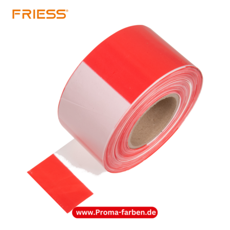 Friess Techno Absperrband 500 m, rot-weiß kaufen bei Proma Farben