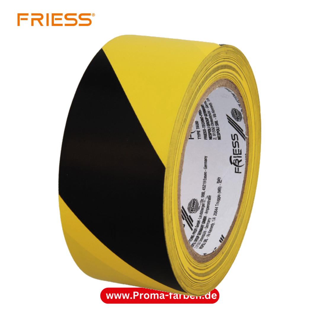 Friess Techno PVC-Warnband 50 mm x 33 m kaufen bei Proma Farben