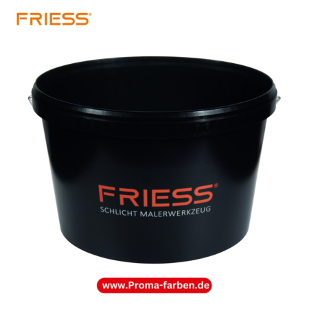 Friess Techno FRIESS Farbeimer Kunststoff 12,5 l, oval, schwarz kaufen bei Proma Farben